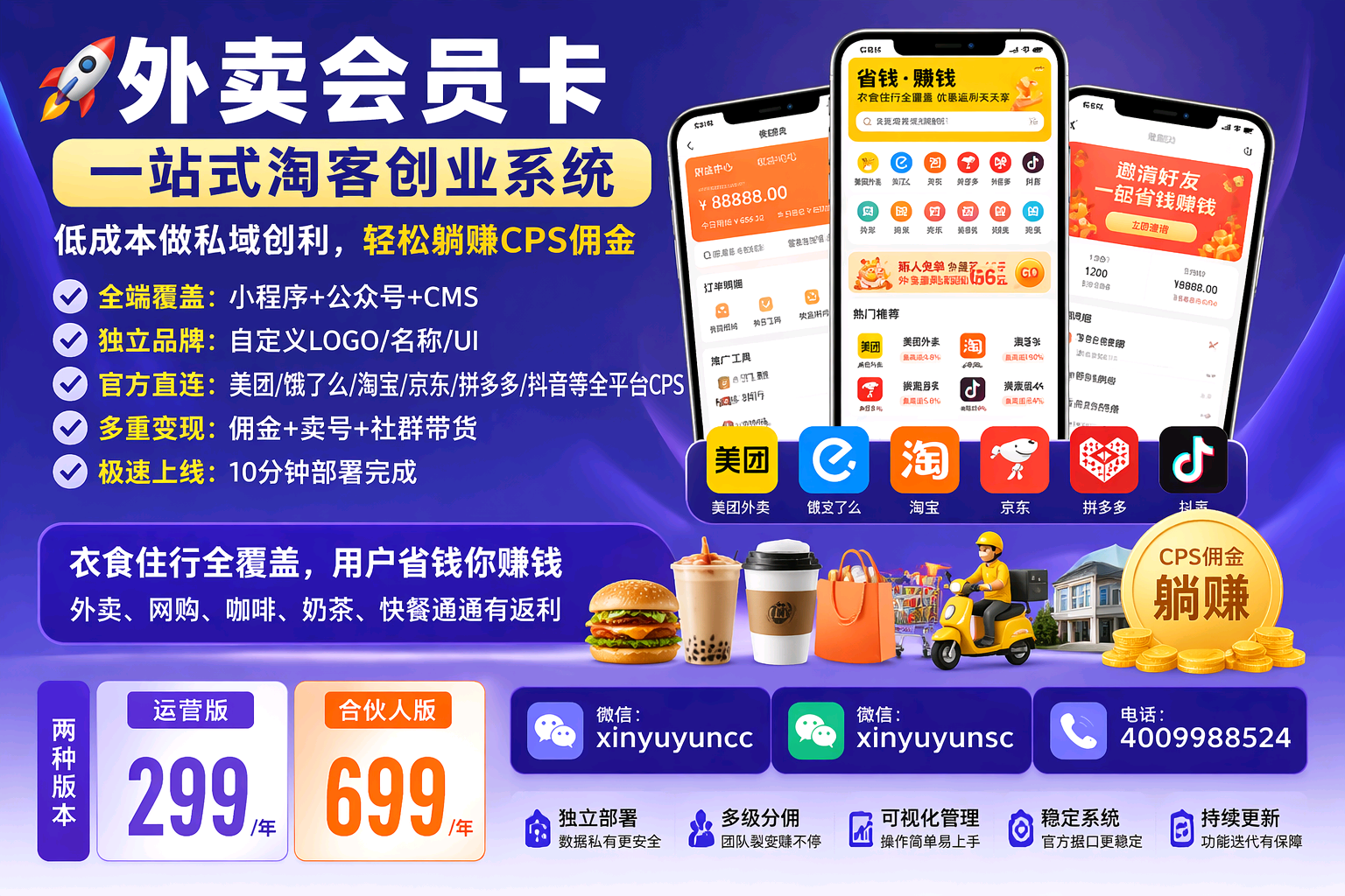 图片[3]- 外卖会员卡｜一站式淘客创业系统